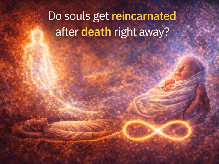 Do souls get reincarnated after death right away?