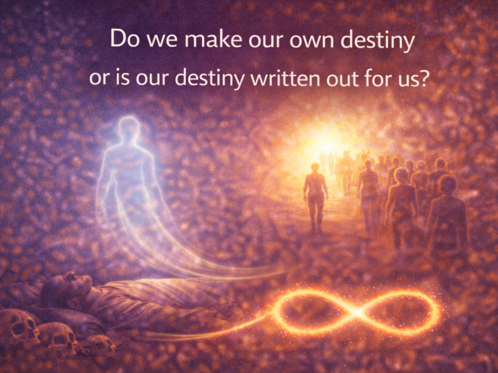 Do we make our own destiny or is our destiny written out for us?