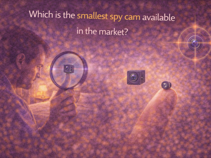 Which is the smallest spy cam available in the market?