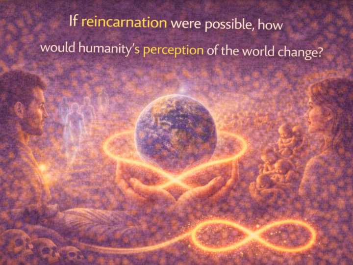 If reincarnation were possible, how would humans perception of the world change?