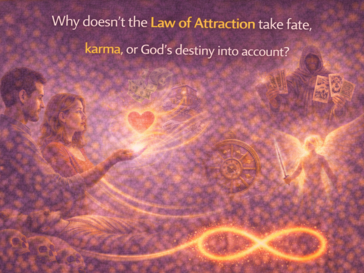 Why doesn’t the Law of Attraction take fate or karma or God’s destiny into account?