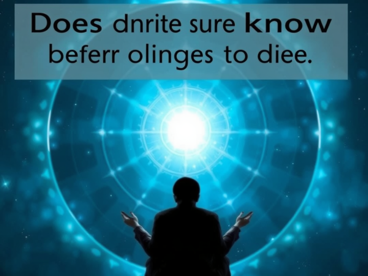 Does our soul know before we are going to die?